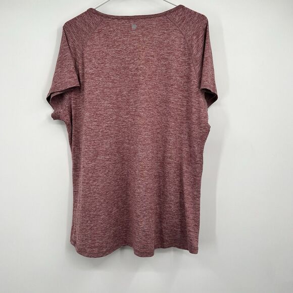 Velocity Womens Heathered Workout Short Sleeve - Picture 5 of 9